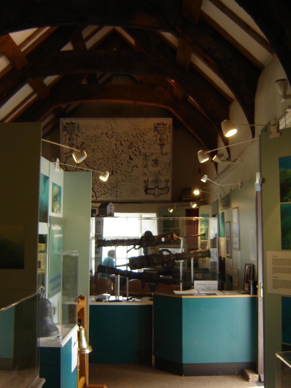 Inside the Bronze Bell Museum in Barmouth
